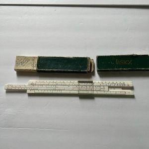 Linex 1200 vintage slide ruler with box 1930’s